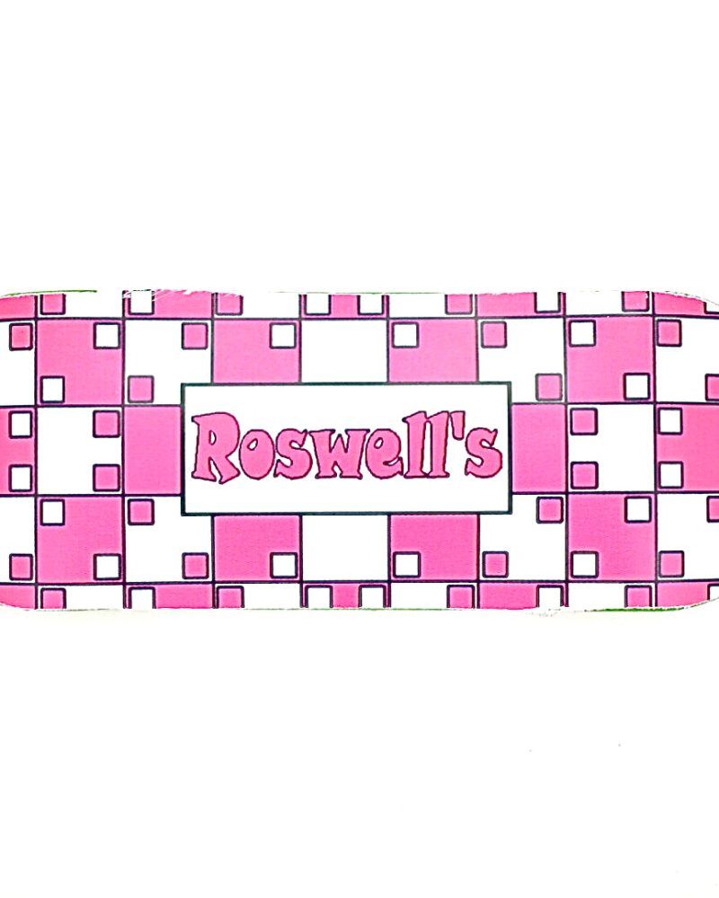 Fingerboard Deck Wraps Pink/White Checkered
