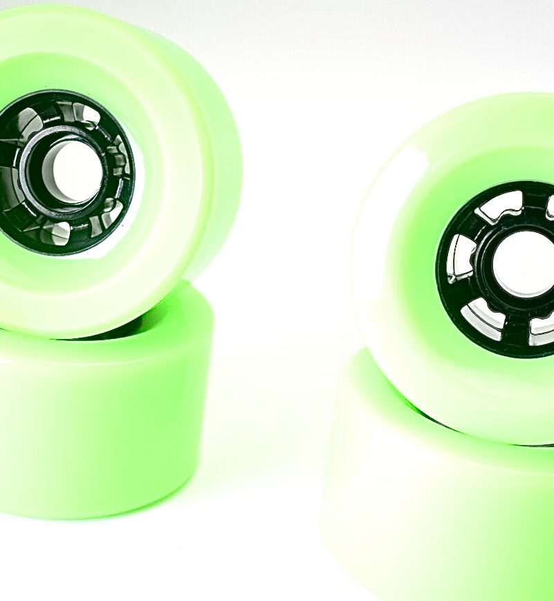 90mm Skateboard Wheel Neon Green