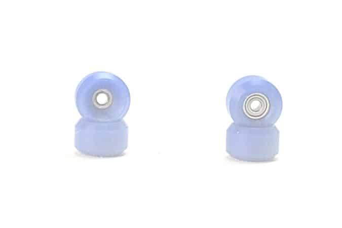 Fingerboard Wheels 7.2x4.5mm Street Shape - Yellow With Smooth Bearings
